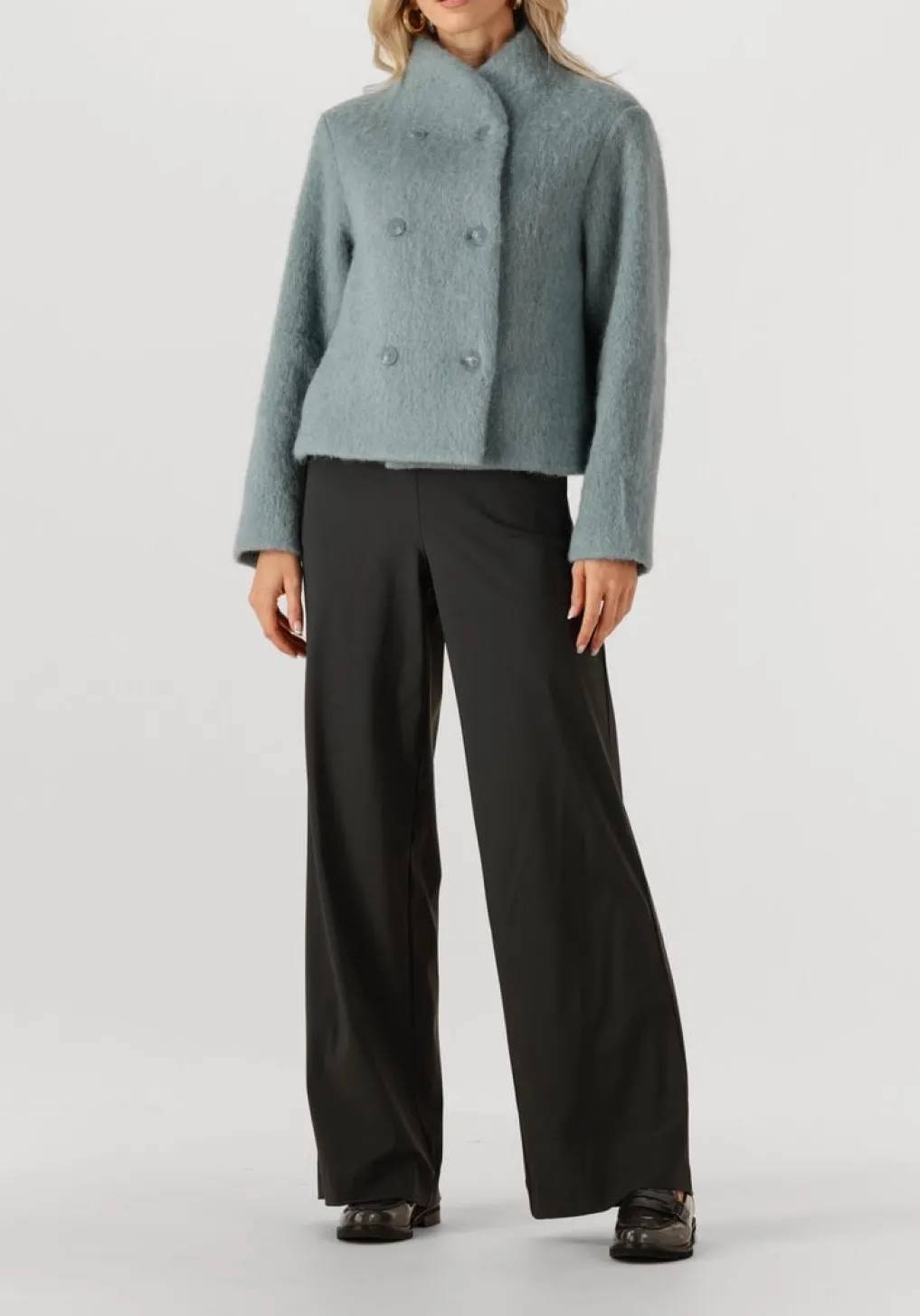 DAMES STEFANO LAURAN grijze loafers 12043-1