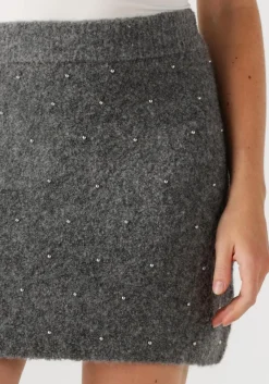 DAMES STUDIO AR grijze minirok lexi boucle knit