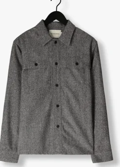 Heren THE GOODPEOPLE grijze overshirt solva