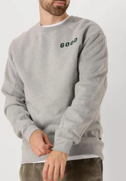 Heren THE GOODPEOPLE grijze sweater lteddy