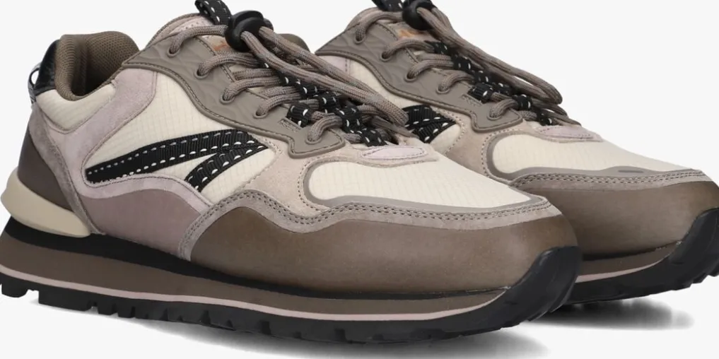 Heren THE HOFF BRAND grijze lage sneakers city off road