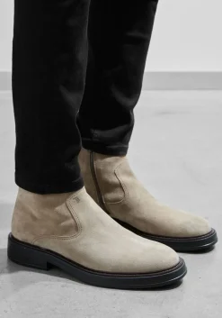 Heren TOD'S grijze enkelboots xxm61k0hm10