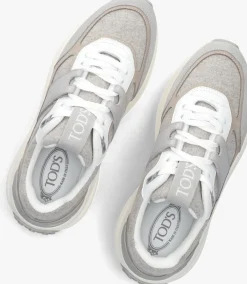 DAMES TOD'S grijze lage sneakers xxw81l0jp40umd