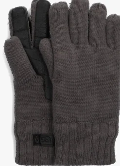 Heren UGG grijze handschoenen knit beanie with glove set