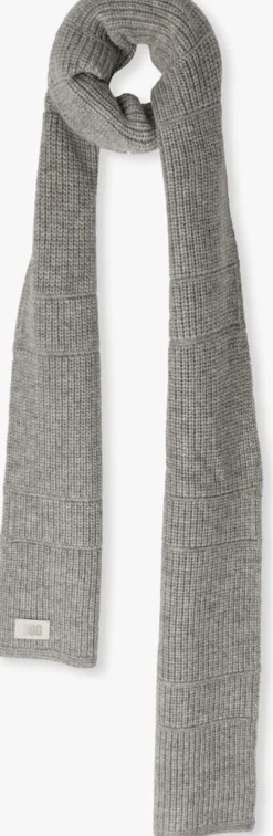 Heren UGG grijze sjaal knit ribbed scarf