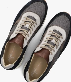 Heren VAN BOMMEL grijze lage sneakers sbm-10020 libra