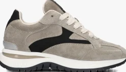 DAMES VIA VAI grijze lage sneakers usher riggs