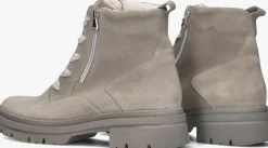 DAMES WALDLAUFER grijze veterboots sue h rits booty