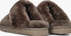 DAMES WARMBAT grijze pantoffels flurry