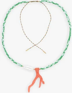 DAMES BONNIE STUDIOS e kettingen pendant necklace green