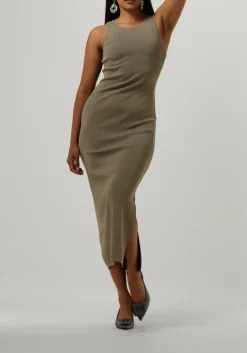 DAMES GESTUZ e midi jurk briellegz sl rib dress