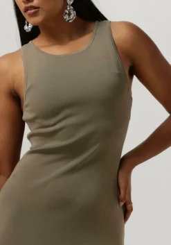 DAMES GESTUZ e midi jurk briellegz sl rib dress