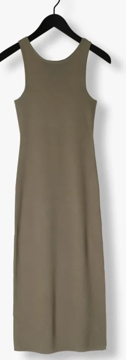 DAMES GESTUZ e midi jurk briellegz sl rib dress