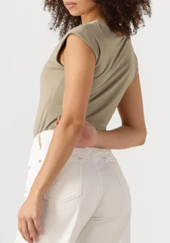 DAMES ROSEMUNDE e t-shirt billie capsleeve v-neck