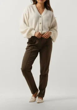 DAMES SUMMUM e flared broek trousers punto milano