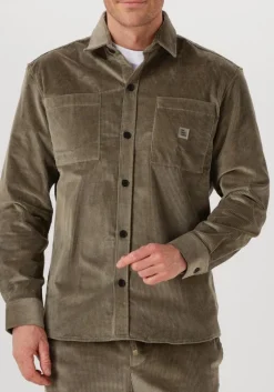 Heren THE GOODPEOPLE overshirt snewy