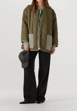 DAMES UGG faux fur jas w amilea rev quilted jacket