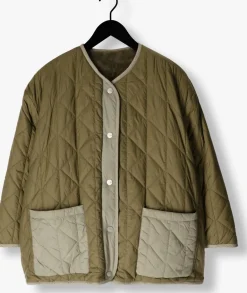 DAMES UGG faux fur jas w amilea rev quilted jacket