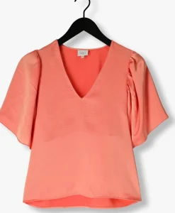 DAMES DANTE6 t-shirt arvi satin butterfly sleeve top