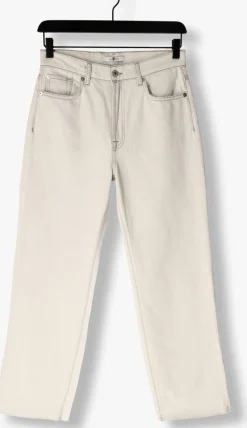 DAMES 7 FOR ALL MANKIND e bootcut jeans logan stovepipe icy bay with raw cut