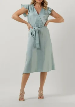 DAMES AAIKO e midi jurk florine shimmery vis 355