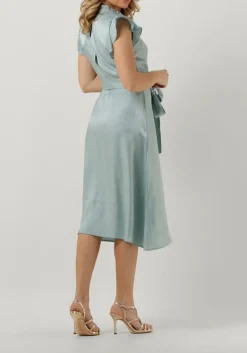 DAMES AAIKO e midi jurk florine shimmery vis 355