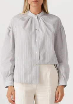 DAMES FORTE FORTE e blouses froisse' cotton stripe bohemian shirt