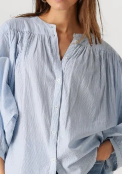 DAMES SUMMUM e blouses oversized blouse micro stripe