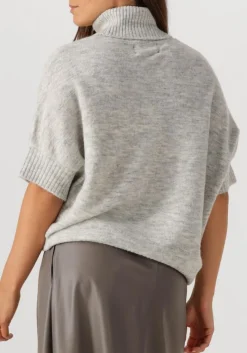 DAMES AIMEE THE LABEL lichtgrijze trui ginger