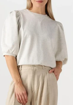 DAMES AIMEE THE LABEL lichtgrijze trui liesbeth2