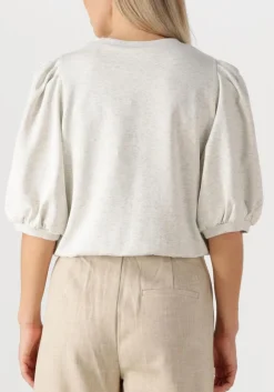 DAMES AIMEE THE LABEL lichtgrijze trui liesbeth2