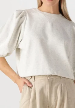 DAMES AIMEE THE LABEL lichtgrijze trui liesbeth2