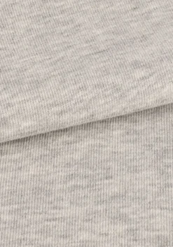DAMES ALIX THE LABEL lichtgrijze t-shirt ladies knitted sweat t-shirt