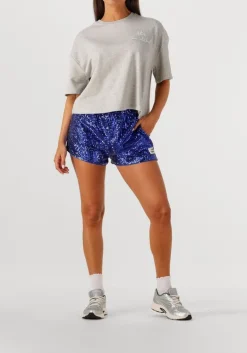 DAMES ALIX THE LABEL lichtgrijze t-shirt ladies knitted sweat t-shirt