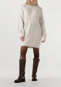 DAMES AMERICAN VINTAGE lichtgrijze midi jurk niby