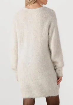 DAMES AMERICAN VINTAGE lichtgrijze midi jurk niby