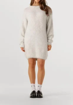 DAMES AMERICAN VINTAGE lichtgrijze midi jurk niby