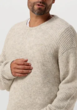 Heren AMERICAN VINTAGE lichtgrijze trui east h