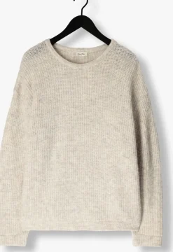 Heren AMERICAN VINTAGE lichtgrijze trui east h