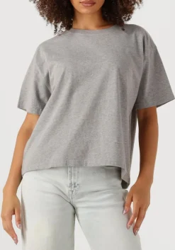 DAMES AMERICAN VINTAGE lichtgrijze top fizvalley