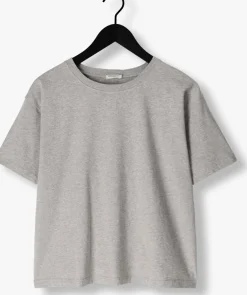 DAMES AMERICAN VINTAGE lichtgrijze top fizvalley