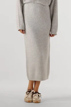 DAMES AMERICAN VINTAGE lichtgrijze midirok raxow-b