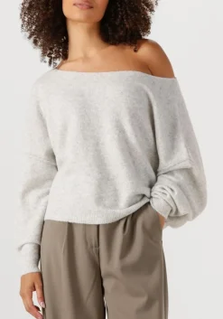 DAMES AMERICAN VINTAGE lichtgrijze trui damsville