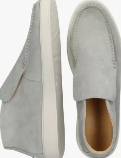 Heren BLACKSTONE lichtgrijze instappers zuko max