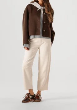 DAMES CLOSED lichtgrijze trui v neck cardigan