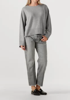 DAMES CLOSED lichtgrijze trui v neck cardigan