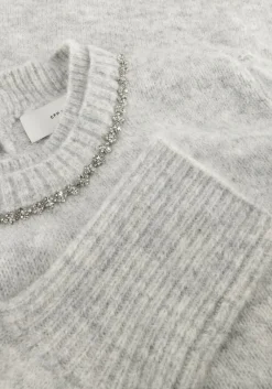 DAMES COPENHAGEN MUSE lichtgrijze trui cmibra-pullover