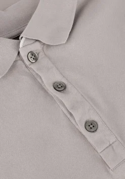 Heren GENTI lichtgrijze polo polo 3 button ss j2001-1212