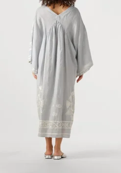 DAMES GREEK ARCHAIC KORI lichtgrijze maxi jurk 430582