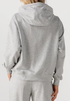 DAMES HAUTE L'AMITIÉ lichtgrijze haute l'amitié sweater mini curve hoodie sweat